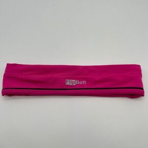 FLIPBELT Running Belt Unisex Small Pink Reflective Key Hook Athletic Accessory